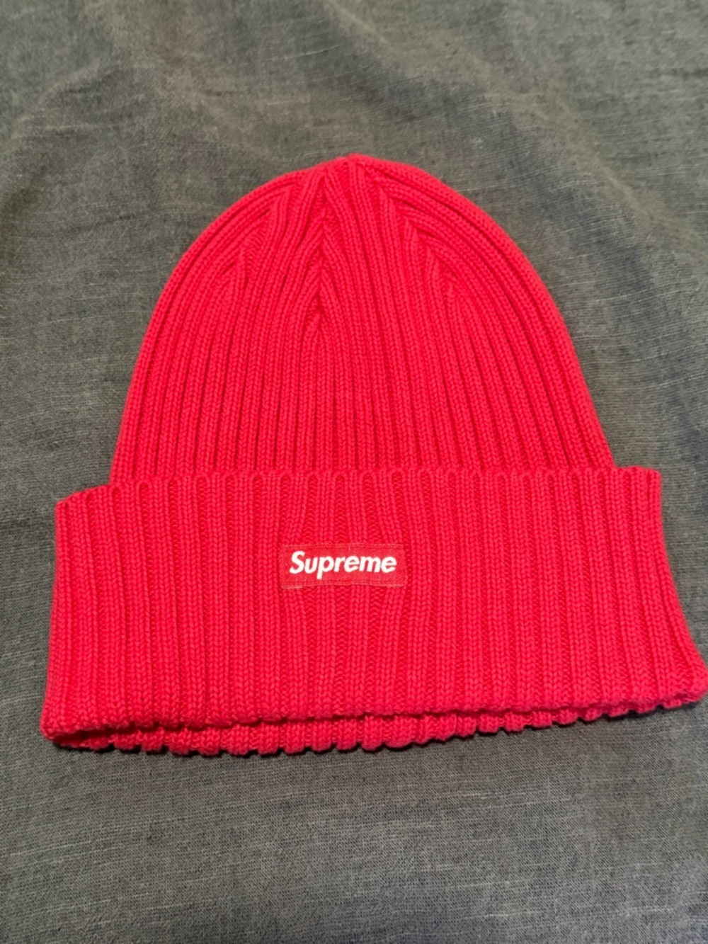 Supreme Red Beanie